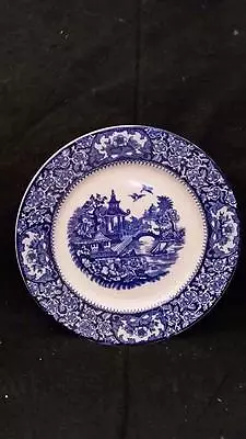 Flow Blue Transferware Olde Alton Ware 10  Plate • £7.71