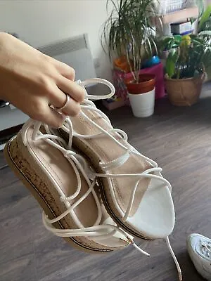 £10 • Buy White Platform Sandals