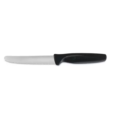 Wusthof Create Serrated Paring Knife 10cm Black - Made In Germany - 1145300410W • $9