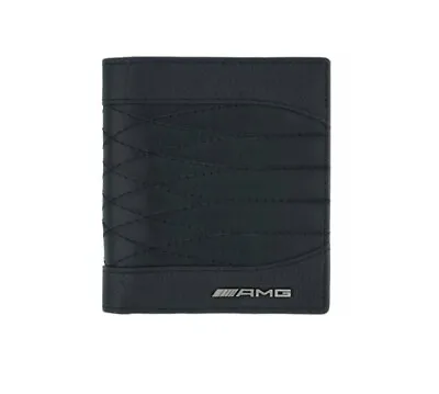 Mercedes-Benz AMG Mini Wallet Purse Black Leather B66958986 Genuine New • $175.75