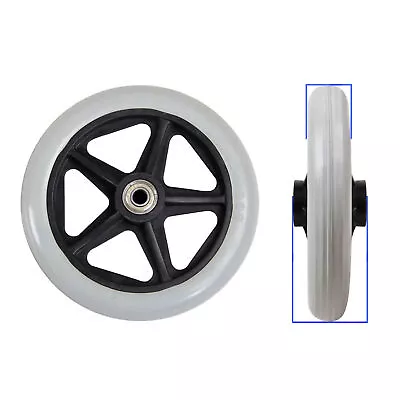 Wheelchair Front Wheel 6 Inch Wheelchair Casters Small Cart Rollers Chair Wheel • $16.16