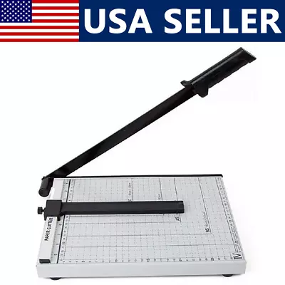 A4 To B7 12  Paper Cutter Metal Base Guillotine Page Trimmer Blade Scrap Booking • $22.41