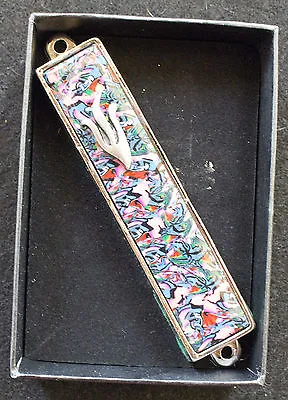 Pewter Mezuzah Case 10cm With Various Colors • $10.95