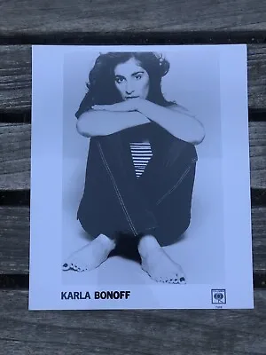 Karla Bonoff PROMO 8  X 10  Photo--Columbia Records (VG Shape) • $18