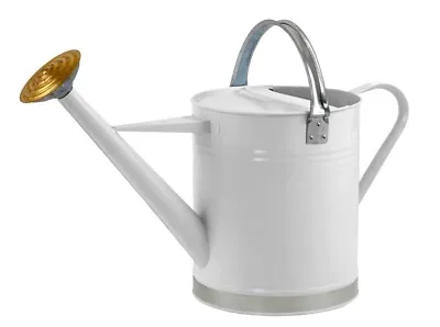 Ambassador Garden Metal Galvanised Plant Flower Watering Can 2 Gallon/9L - CREAM • £27.99