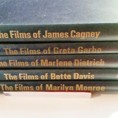 5 Cadillac Movie Books Garbo Davis Cagney Dietrich & Marilyn Monroe • $45