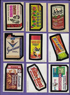 1974 Topps 5th 6th 7 Series Wacky Packs Packages Stickers You Pick Buy 2 @2.50ea • $4.99