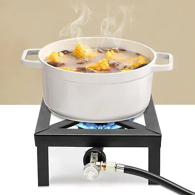 Portable Camping Stove Single One Burner Propane Gas LPG Outdoor BBQ Cooker • $21.96