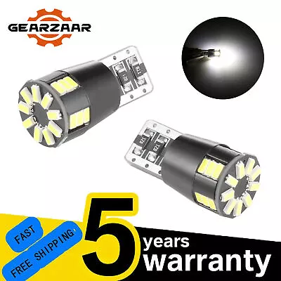 2x T10 Car LED 501 Side Light Bulbs W5W 24SMD White Xenon Car Canbus Error Free • £3.59