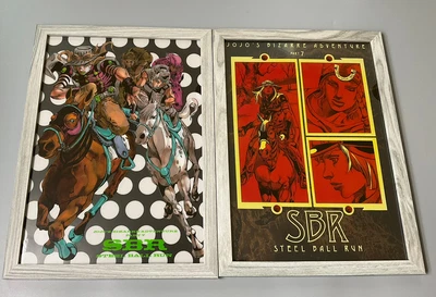 $118 • Buy JoJo's Bizarre Adventure JOJO Hirohiko Araki Poster Framed Art Files SBR Gray