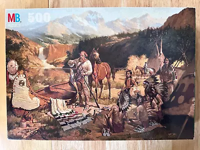 MB Puzzle Frontier Days FIRESTICK 500 Piece -Wild West-Complete • $10.99