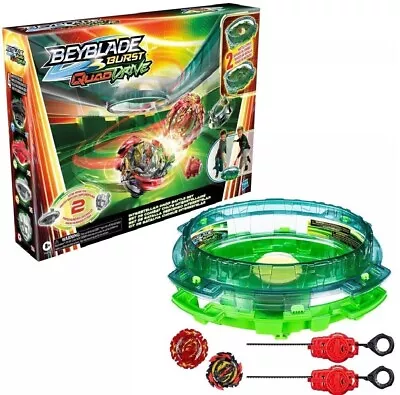 Beyblade Burst QuadDrive Interstellar Drop Beyblade Stadium Battle Set • $123.99