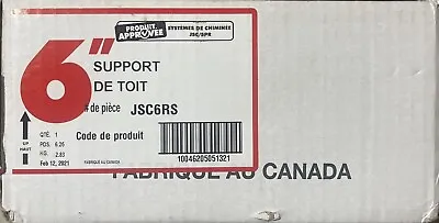 🔥FREE SHIP🔥Supervent Selkirk 6-in Superpro Roof Support Kit Galvanized💥JSC6RS • $99.99