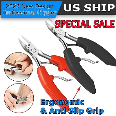 Stainless Professional Extra Large Toe Nail Clippers For Thick Nails Heavy Duty • $5.69