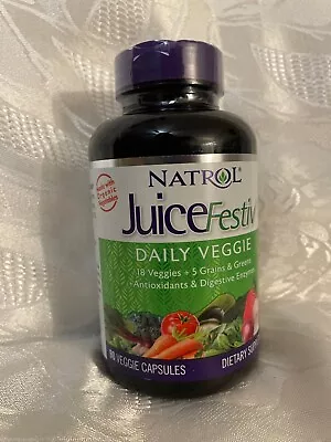 $14.59 • Buy Natrol JuiceFestiv Daily Veggie - Sealed - 90 Capsules - NEW- Beet, Garlic