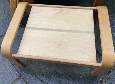 IKEA Poang Light Oak Veneer Frame For Footstool POÄNG VGC • £24