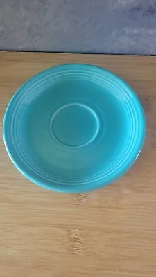 Vintage Fiesta Original Turquoise Saucer HLC Homer Laughlin Fiestaware • $7