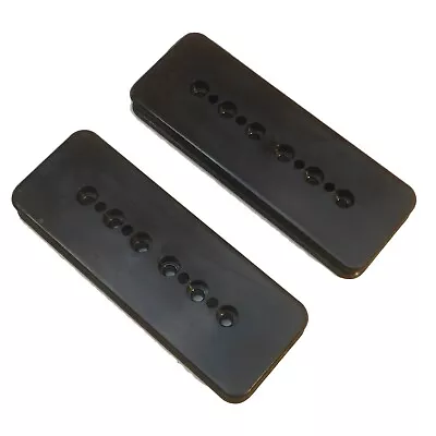 P90 Guitar Pickup Bobbin Bridge Or Neck Fitting Strong ABS Black Plastic PB-004 • £2.95