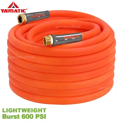 YAMATIC Heavy Duty Garden Hose 5/8 In X 3/5/10/25/75/100 Ft  Super Flexible Hose • $79.89