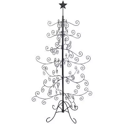 Noelle Indoor Black Metal Christmas Ornament Tree - 5 Ft By Sunnydaze • $84.95