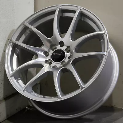 17x8 Silver Machined Wheel Vors TR4 4x100/4x114.3 35 (1) 73.1 • $172.25
