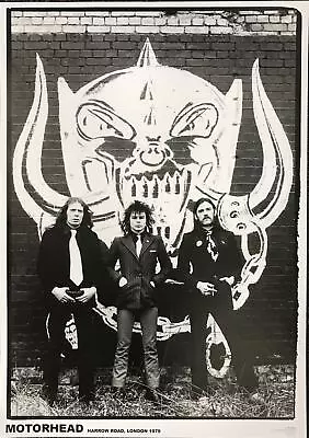 Motorhead London 1979 Black & White Reproduction Poster 23.5 X 33 • $31.45