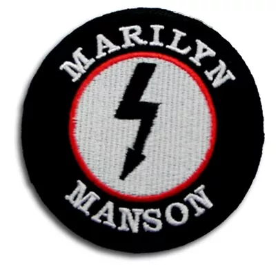 Marilyn Manson Patch Embroidered Iron On Industrial Metal  Ministry Killing Joke • $3.25