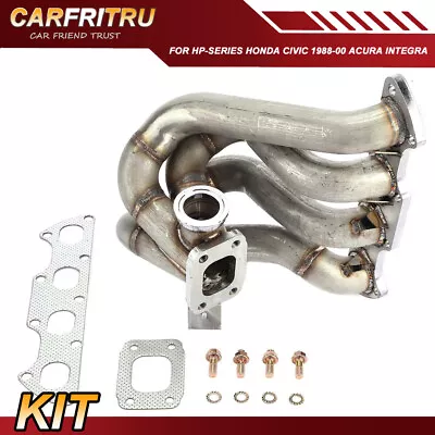 Turbo Manifold W/ Gasket Kit For HP-Series Honda Civic 1988-2000 B16 B18 Acura • $155.99