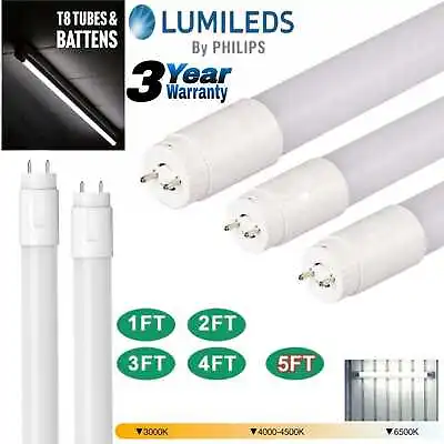 4FT 5FT 6FT Energizer Replacement Tube T8 LED Fluorescent Coolwhite Daylight UK • £7.99