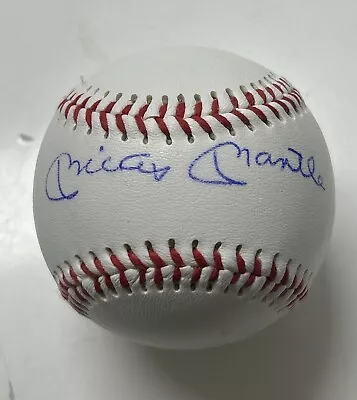 Mickey Mantle Signed Baseball PSA/DNA COA + HOLO RARE YANKEES • $200