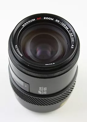 U202864 Minolta Maxxum AF 35-105mm F/3.5-4.5 Zoom Lens As-Is For Parts/Repair • $11.99