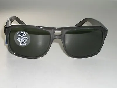 Vuarnet Pouilloux Vl1103 0006 France Thick Dk Gray Green Crystal Sunglasses New • $279.99