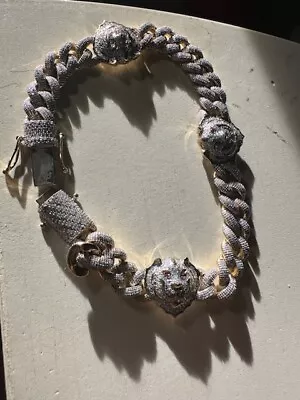 Mens Diamond Bracelet Used 9 • $3300