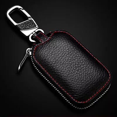 Genuine Leather Auto Key Cover Holder Key Fob Case Bag Universal For Cars • $9.50