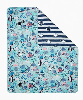Vera Bradley - Picnic/Beach Blanket - Backpack Style - PAISLEY WAVE FISH • $30