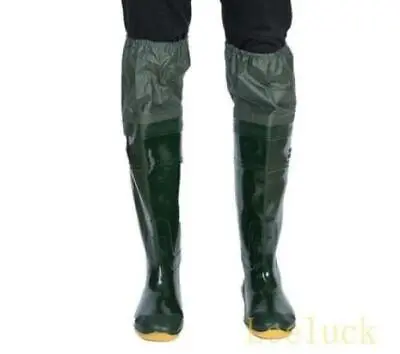 Men  Rain Boots Knee High Boots Waterproof Galoshes Wellies Shoes • £24.46