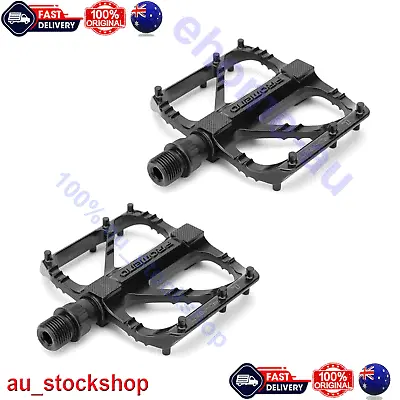 1 Pair Bicycle Pedals MTB Mountain Road Bike Cycling Flat Pedal Aluminum Alloy • $16.99