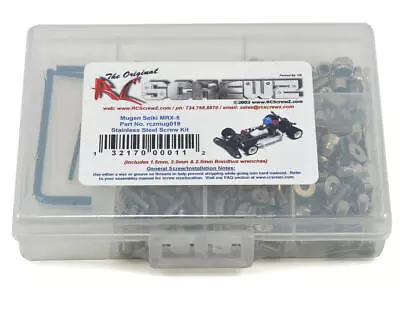 RC Screwz Mugen Seiki MRX-5 Stainless Steel Screw Kit [RCZMUG019] • $35.49