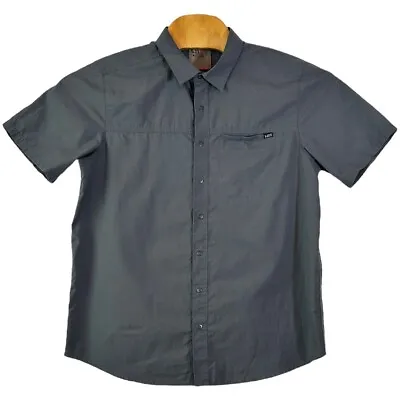 5.11 Tactical Series Men's Short Sleeve Gray Snap Button Down Shirt Sz M • $24.64