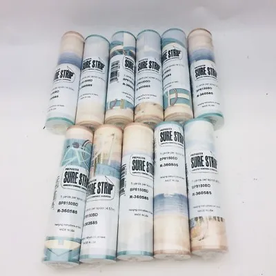  Lot Of 11 Rolls Sure Strip®️bp8150bd Portfolio Ii Beach Cruise Border In Aqua • $274.95