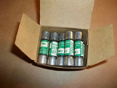 7pc Bussmann Fusetron Fuse FNM-3  3 AMP NEW • $35