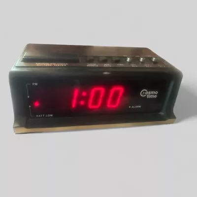 Vintage Cosmos Time Alarm Clock E909 Works Great • $14.35