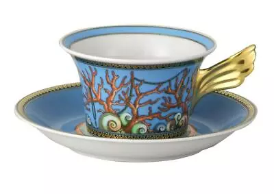 Versace By Rosenthal La Mer Teacup And Saucer #409608-14640 Brand Nib Save$ F/sh • $370