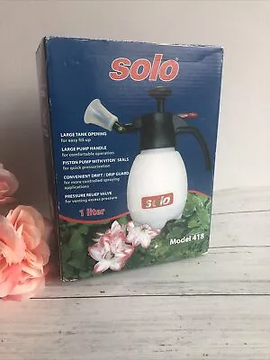Solo 418 One-Hand Pressure Sprayer 1-Liter Ergonomic Grip For Garden & Auto • $19.99