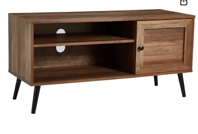 Jomeed Retro Mid Century Wooden TV Entertainment Console With Storage Shelves • $25