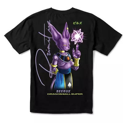 Primitive X Dragon Ball Super Beerus M Black • $19.95