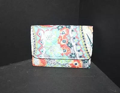 Vera Bradley CITRUS PAISLEY RFID Riley Compact Wallet CITRUS PAISLEY NWT EXACT • $37.50