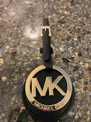 Michael KORS MK Bag CHARM Replacement Hang Tag Gold-Tone & Black Adjustable  • $9.99