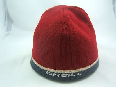 O'Neill Winter Hat Small Burgundy Toque Beanie Stocking Cap • $13.24