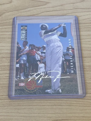 $30 • Buy 1994 Upper Deck Collectors Choice Michael Jordan Silver Signature Golf #204 Card